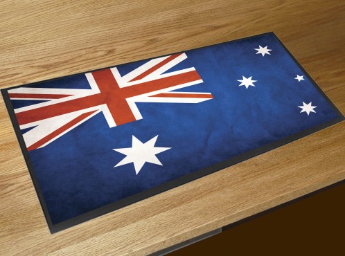Australian Flag bar runner