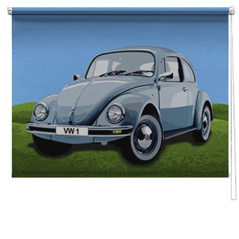 VW Beetle car printed blind