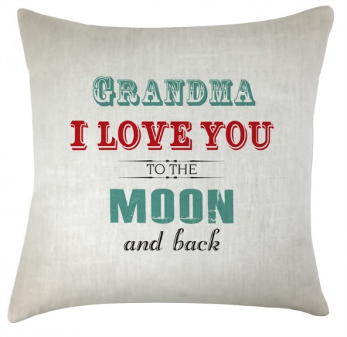 grandma Love you to the moon cushion
