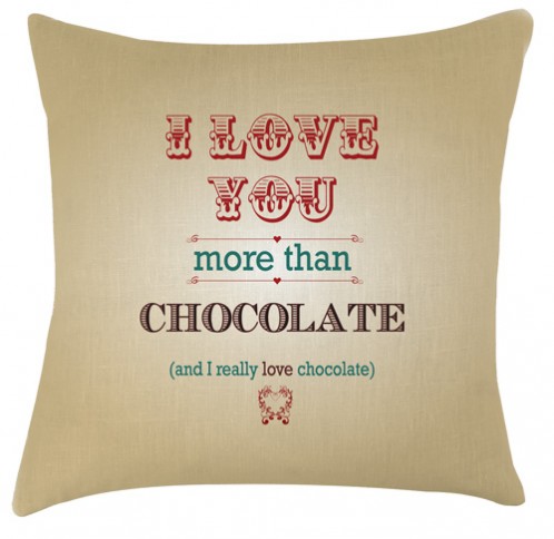 I love you more than chocolate
