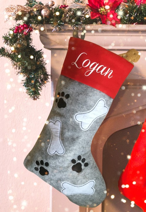 Personalised Christmas Deluxe Pet Stocking