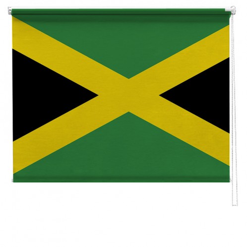 jamaican flag printed blind