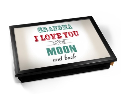 Grandma I love you to the moon and back laptray