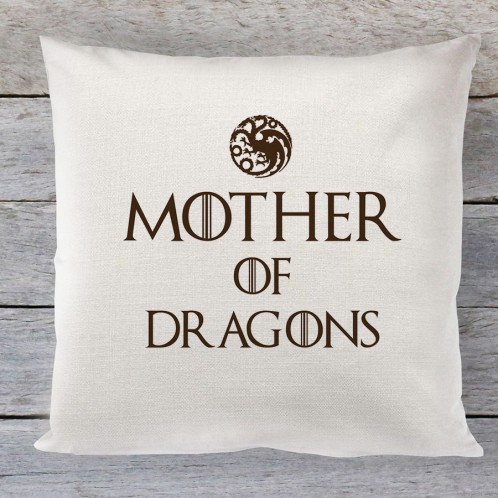 Mother of Dragons linen cushion