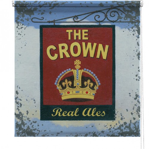 The Crown pub printed blind martin wiscombe