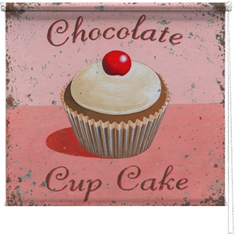 Chocolate cupcake printed blind martin wiscombe