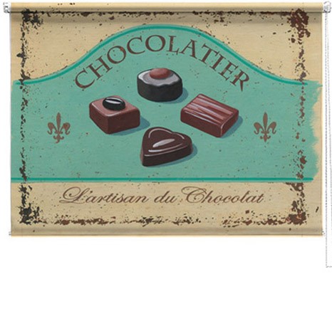 Chocolatier printed blind martin wiscombe