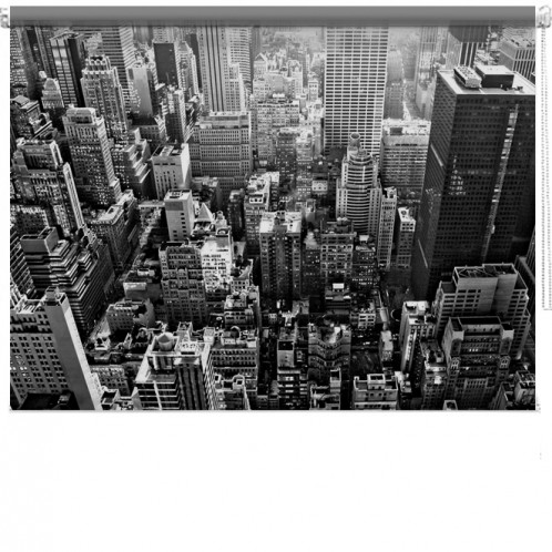 New York skyline printed blind