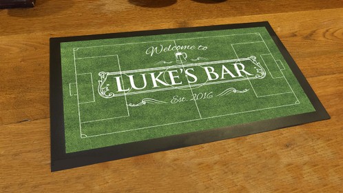 Personalised Football pitch bar runner