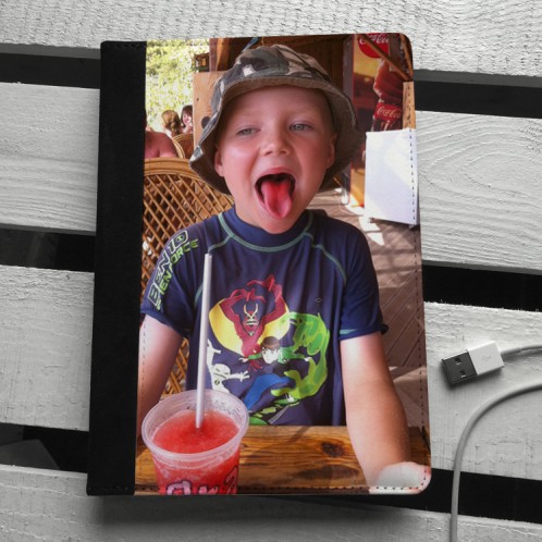 iPad mini leather custom photo case