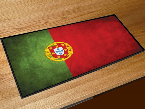 Portugal flag bar runner