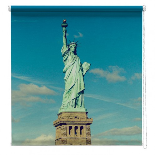 Statue of Liberty vintage, New York printed blind