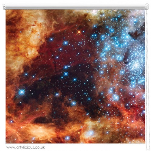 Tarantula Nebula galaxy printed blind