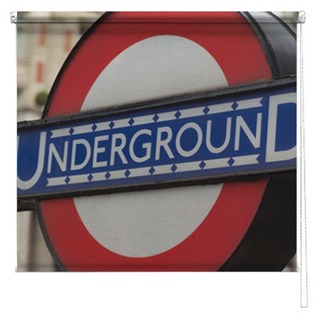 London Underground printed blind
