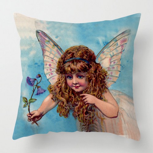 Vintage Fairy cushion