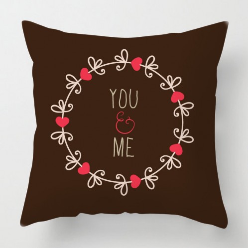 You and Me cushion