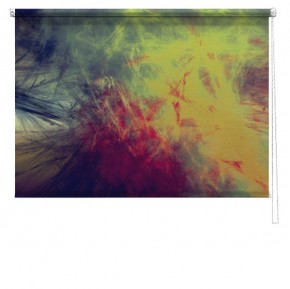 Abstract painting roller blind