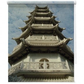 Chinese Temple printed blind