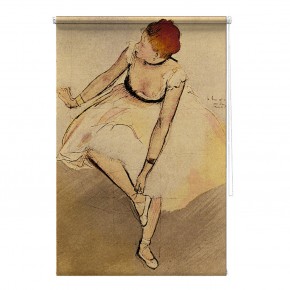 Dancer Edgar Degas masters study painting printed blind