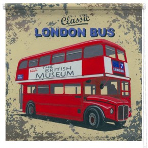 London Bus printed blind martin wiscombe