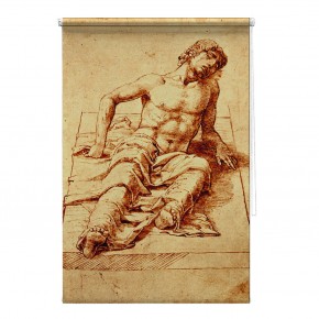 Man Laying on a Stone Slab - Andrea Mantegna