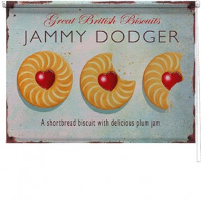 Jammy Dodger printed blind martin wiscombe