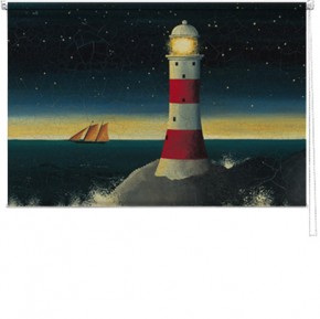 Lighthouse printed blind martin wiscombe