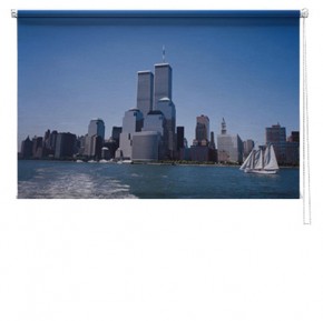 New York Twin Towers printed blind