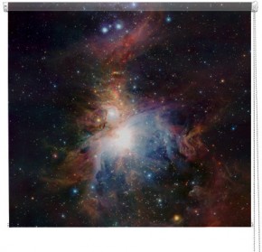 Orion Nebula galaxy printed blind