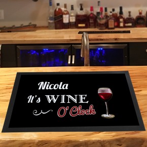 PERSONALISED UNION JACK BEER LABEL BAR RUNNER IDEAL HOME PUB CAFE OCCASION