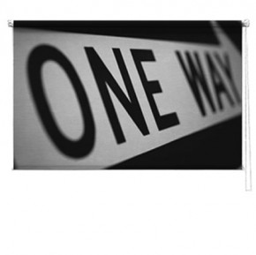 One way sign blind