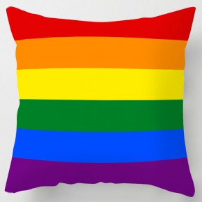 Rainbow flag gay pride cushion