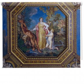 Renaissance ceiling painting printed blind