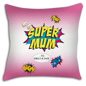 Supermum personalised cushion, great Mothers day gift