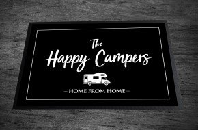 Happy Campers campervan Door Mat