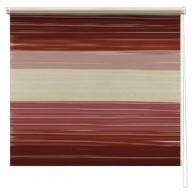 Chocolate abstract printed roller blind