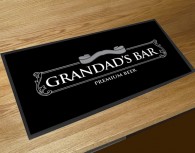 Grandads bar runner beer mat
