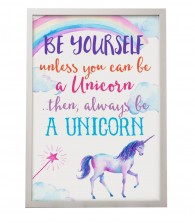 Always be a Unicorn print canvas, poster
