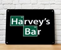 Personalised Bar sign, breaking bad elements