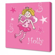 Personalised fairy childrens canvas art