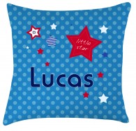 Personalised little star childrens cushion