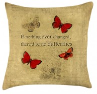 Vintage Butterflies cushion