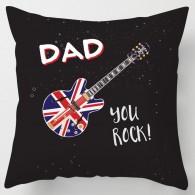 Dad you Rock fathers day cushion
