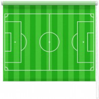 Football pitch printed blind
