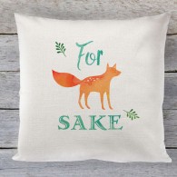 For Fox sake quote linen cushion