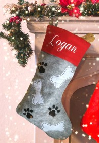 Personalised Christmas Deluxe Pet Stocking