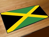 Jamaica flag bar runner