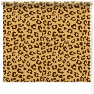 Leopard print pattern blind