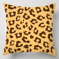Leopard print cushion
