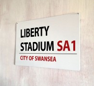 Liberty Stadium Swansea Street Sign